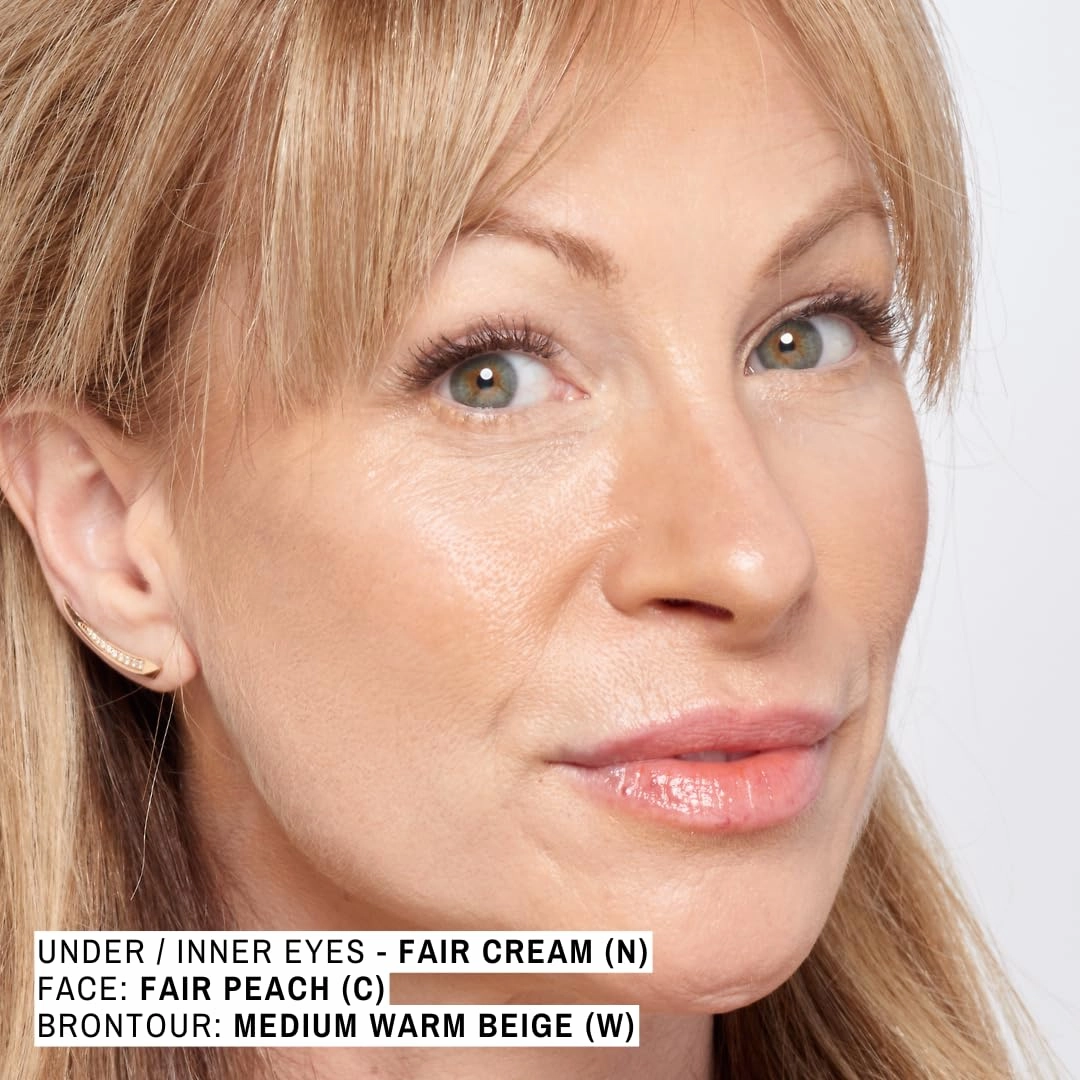 Maxine's Revenge FRENCH FACE Concealer Concentrate | Hydrate and Blur | Conceal, Highlight and Brontour with Lightweight Full-Coverage MEDIUM WARM BEIGE