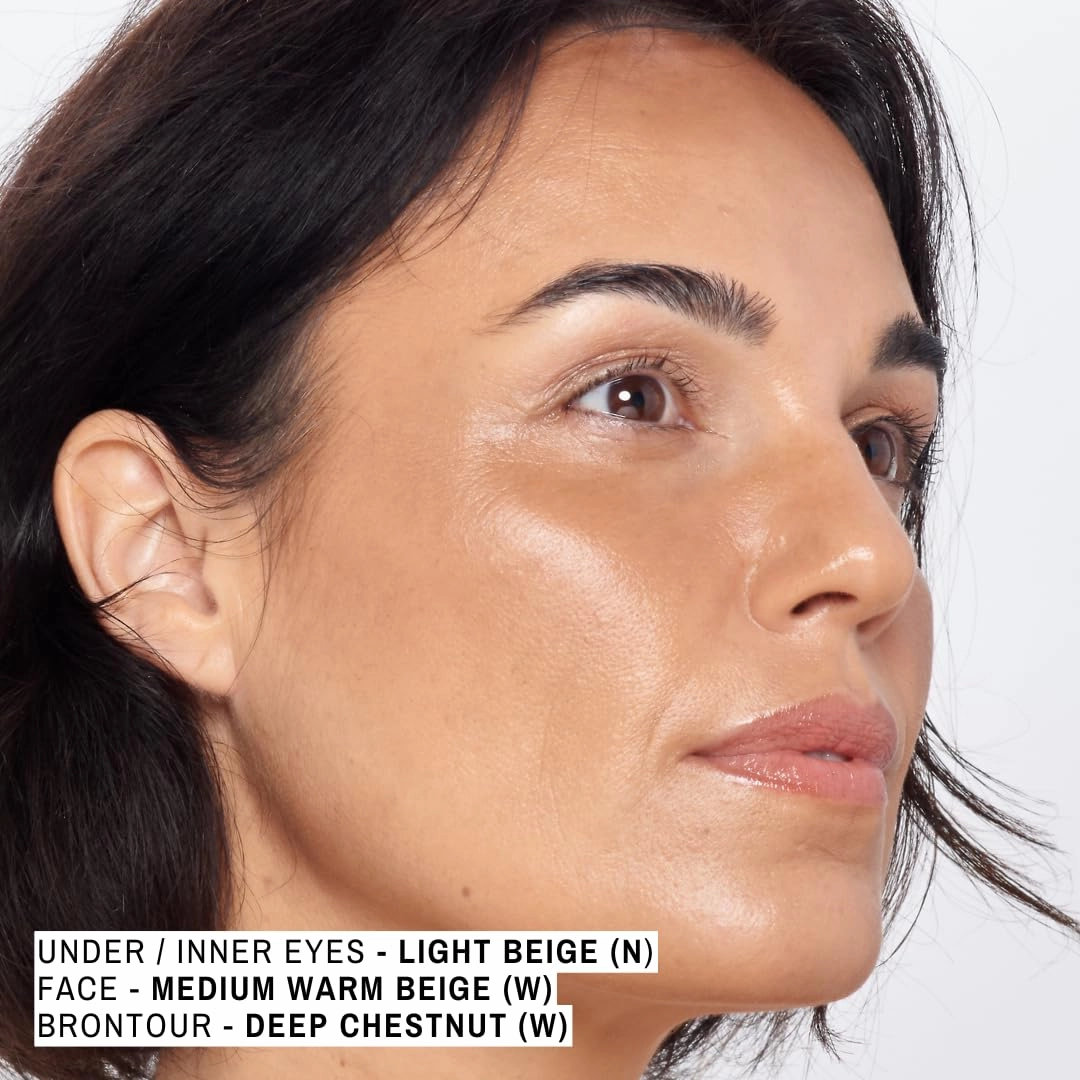Maxine's Revenge FRENCH FACE Concealer Concentrate | Hydrate and Blur | Conceal, Highlight and Brontour with Lightweight Full-Coverage MEDIUM WARM BEIGE