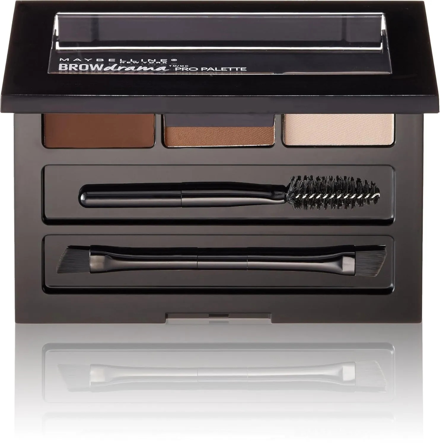 Maybelline Brow Drama Pro Eyebrow Palette, Auburn, 0.1 oz.
