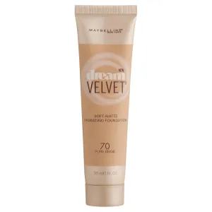 Maybelline New York Dream Velvet Soft-Matte Hydrating Foundation, Pure Beige, 1 fl. oz.