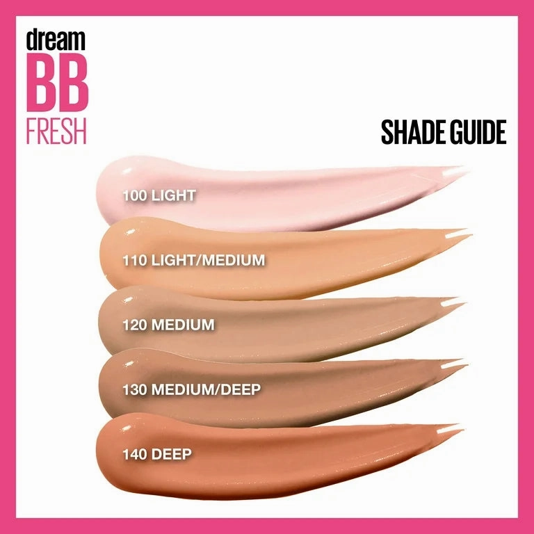 Maybelline Dream Fresh 8 in 1 Skin Perfector BB Cream, Medium / Deep 130