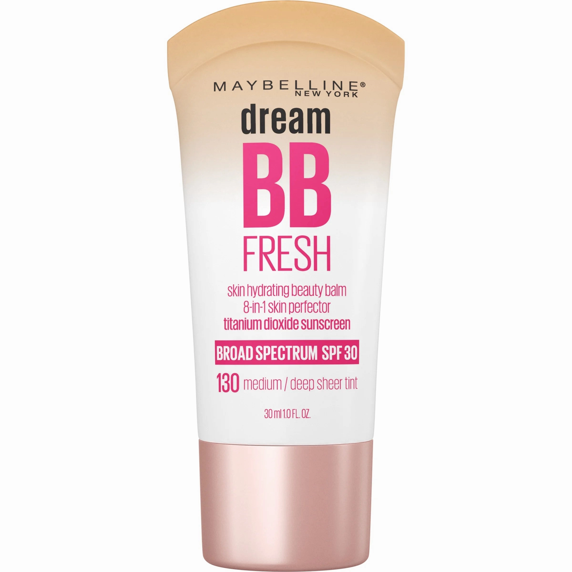Maybelline Dream Fresh 8 in 1 Skin Perfector BB Cream, Medium / Deep 130