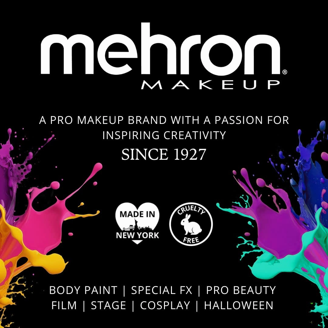 Mehron Makeup StarBlend Cake Makeup | Wet/Dry Pressed Powder Face Makeup | Powder Foundation | Pink Face Paint & Body Paint 2 oz (56g)