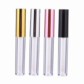 MERRYHAPY 5ml Electroplated Cap Lip Gloss Empty Tubes 20 Pack Perfect for Diy Lip Gloss Balm Leakproof Abs Plastic Containers Ideal for Travel Daily Use