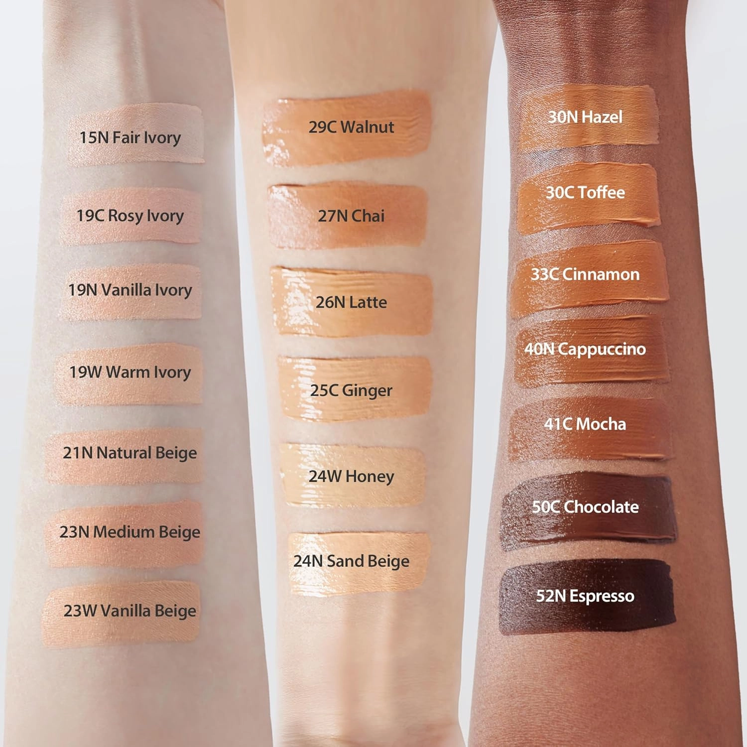 milktouch Cushion Foundation, 24H Flawless Skin, Radiant Shine, No Oxidation, Long-Lasting, Non-Creasing, 60% Hydrating Skincare Infused Korean Foundation, Valentines Gifts (26N Latte)