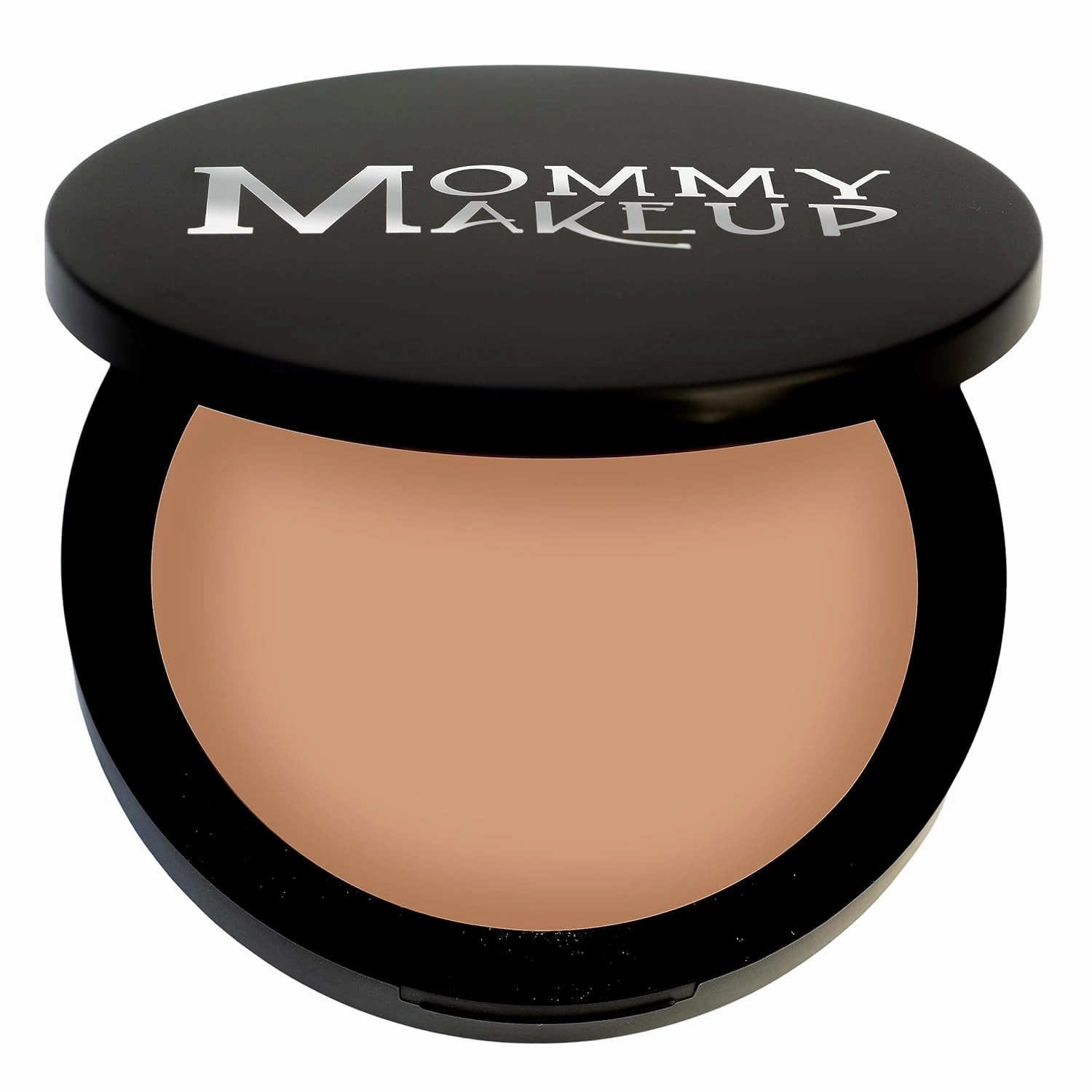 Mineral Dual Powder - 4-in-1 Pressed Mineral Foundation with SPF 15 for Flawless Glow - Oil-Free, Talc-Free, Gluten-Free, 0.45 oz (Craving - Medium/Dark) by Mommy Makeup