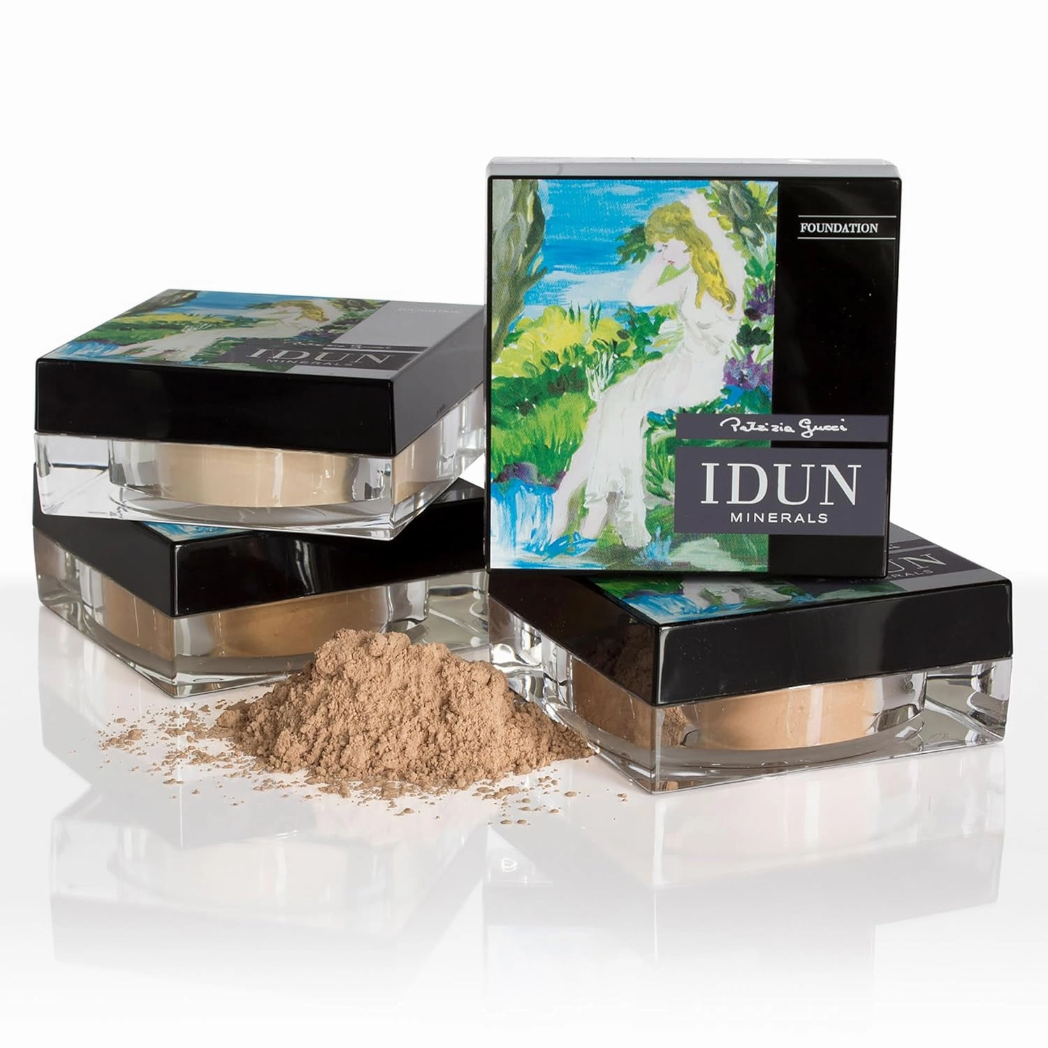 Mineral Powder Foundation - Longwear, Lightweight, Smooth Powder Formula - Blurring, Skin-Perfecting Finish - Vegan and Cruelty Free Formula - 014 Ylva - 0.25 oz