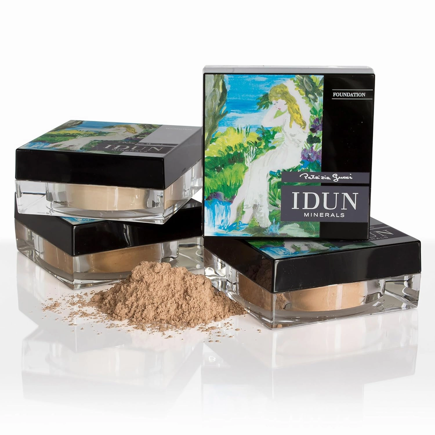 Mineral Powder Foundation - Longwear, Lightweight, Smooth Powder Formula - Blurring, Skin-Perfecting Finish - Vegan and Cruelty Free Formula - 015 Embla - 0.25 oz