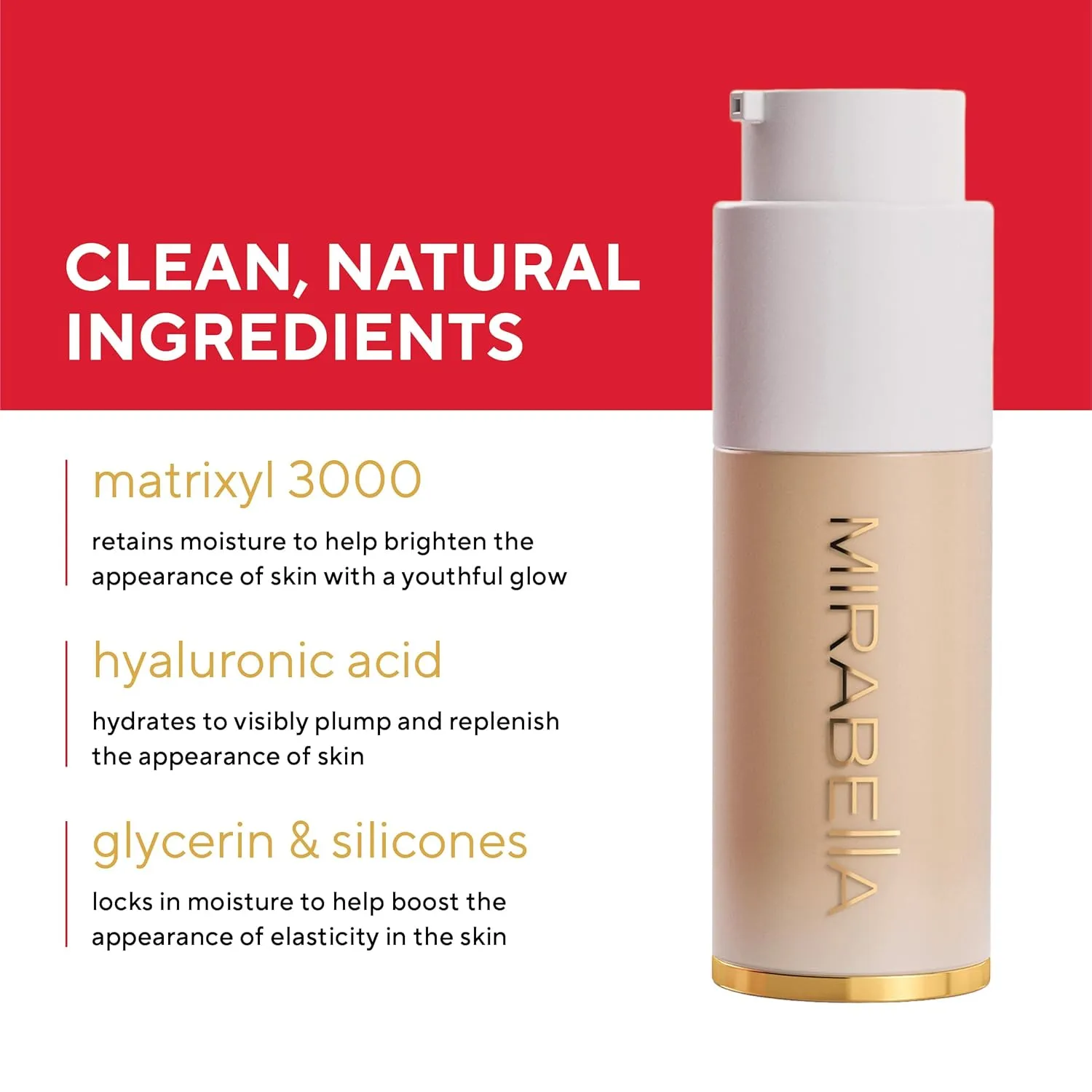 Mirabella Invincible For All HD Liquid Foundation - Anti-Aging Full Coverage Liquid Face Makeup - Moisturizing, Hydrating & Lightweight Foundation for All Skin Types (Light L110)