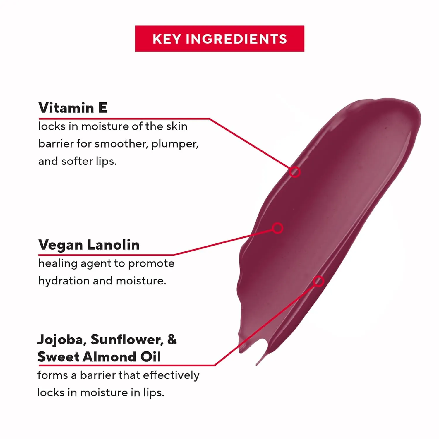 Mirabella Luxe Advanced Lip Gloss, Hydrating Non-Sticky High-Shine Lip Gloss for Women, Infused with Vitamin E & Jojoba Oil, Long-Lasting & Cruelty-Free - Lustre (Light Peach Nude)