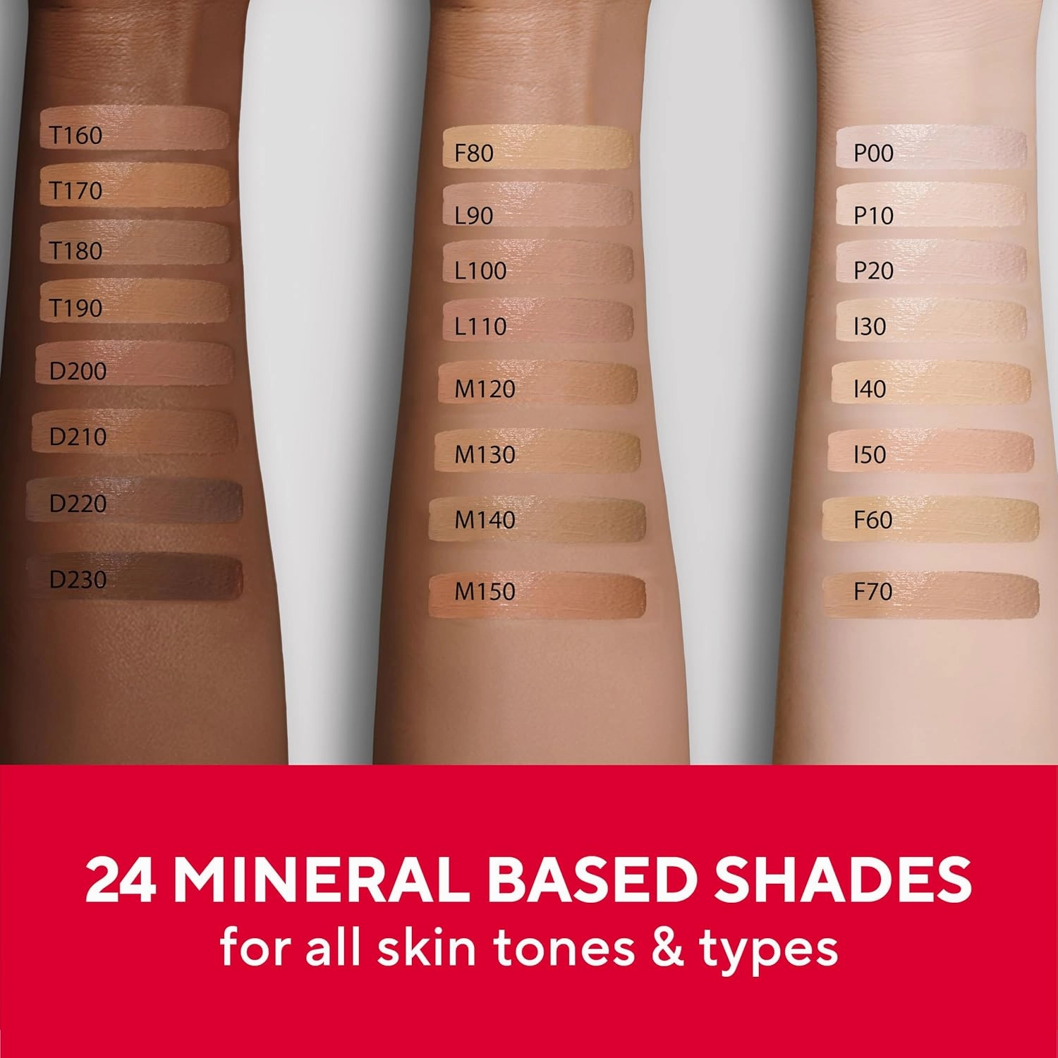 Mirabella Invincible For All HD Liquid Foundation - Anti-Aging Full Coverage Liquid Face Makeup - Moisturizing, Hydrating & Lightweight Foundation for All Skin Types (Medium M140)