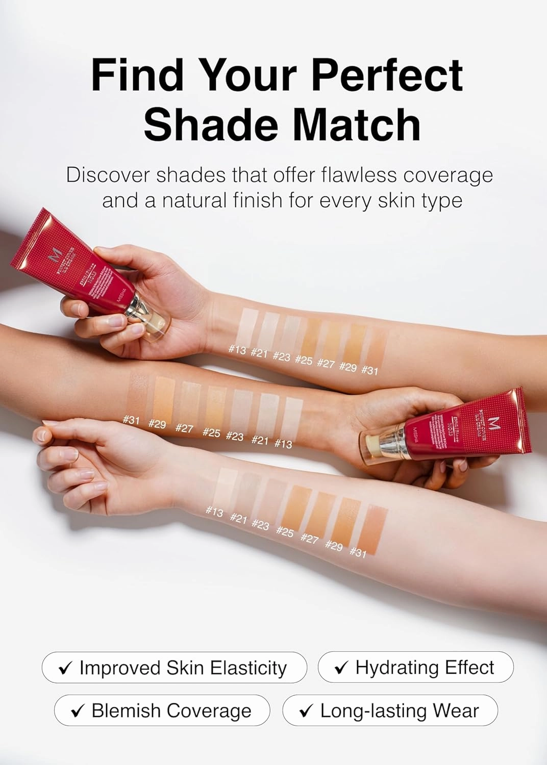 MISSHA M Perfect Cover BB Cream Dual Pack No.21 Light Beige - Light with Cool Undertone SPF 42 PA     1.69 Fl Oz - Tinted Moisturizer with SPF