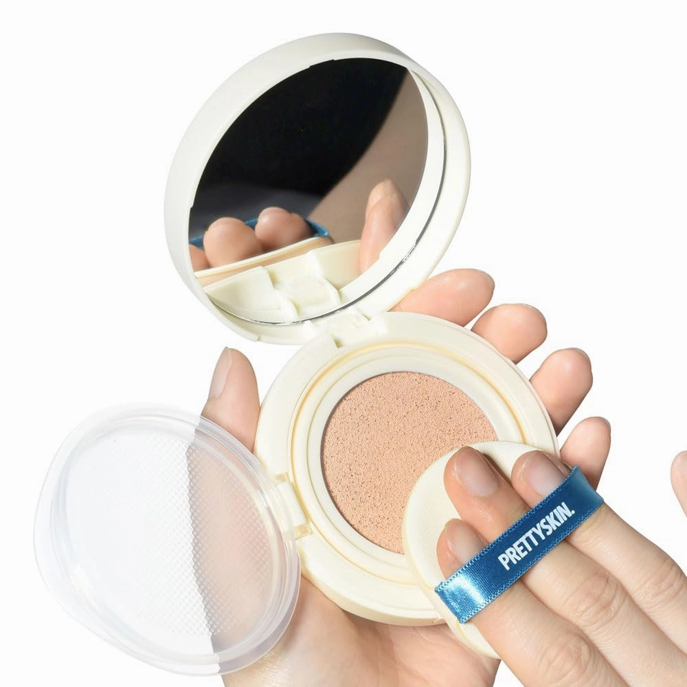 Moisturizing Glow Sun Cushion Foundation SPF50  / PA    with Refill (23 Beige, 15g 15g)