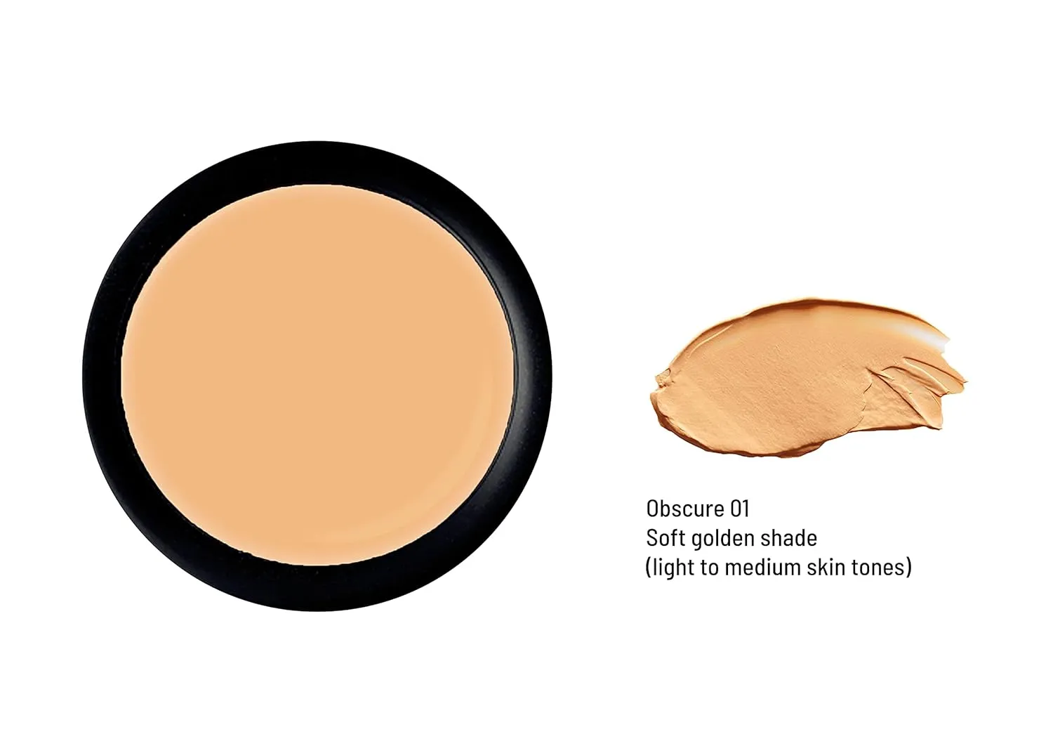 Mom's Secret 100% Natural Concealer, Organic, Vegan, Gluten Free, Cruelty Free, Made in the USA, 0.11 oz. (Obscure 01)