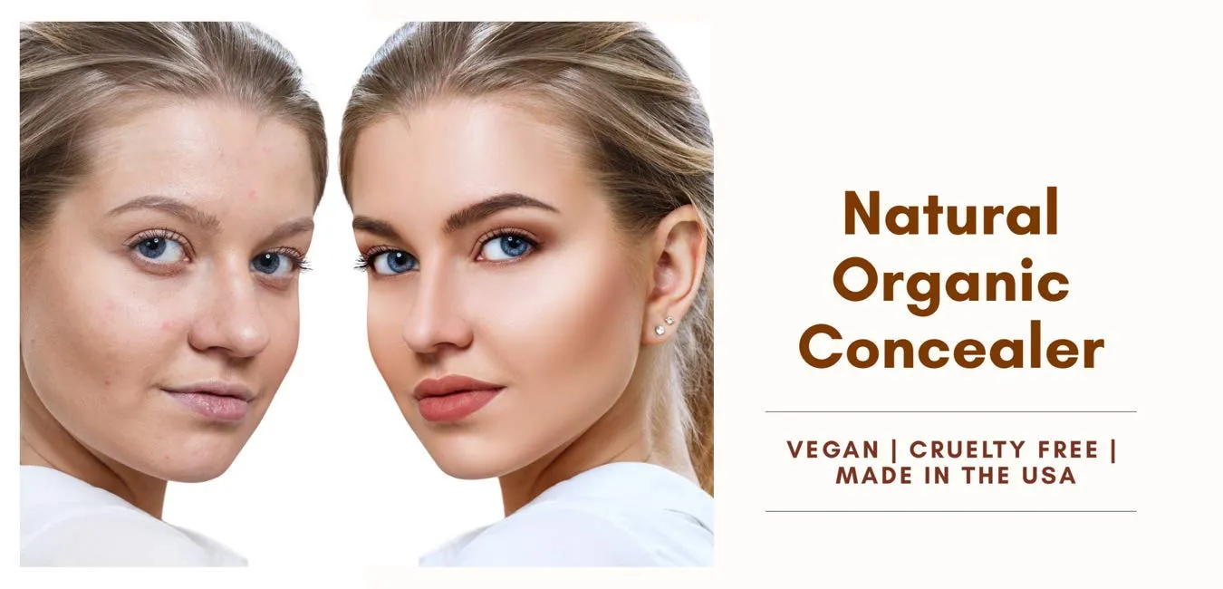 Mom's Secret 100% Natural Concealer, Organic, Vegan, Gluten Free, Cruelty Free, Made in the USA, 0.11 oz. (Obscure 01)