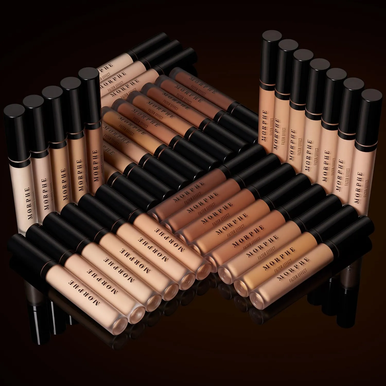 Morphe Filter Effect Soft Radiance Concealer - Buildable Coverage Liquid Concealer Face Makeup with Hyaluronic Acid & Pomegranate Extract & a Natural Radiant Finish - Light 6 (Neutral) (0.12 fl oz)