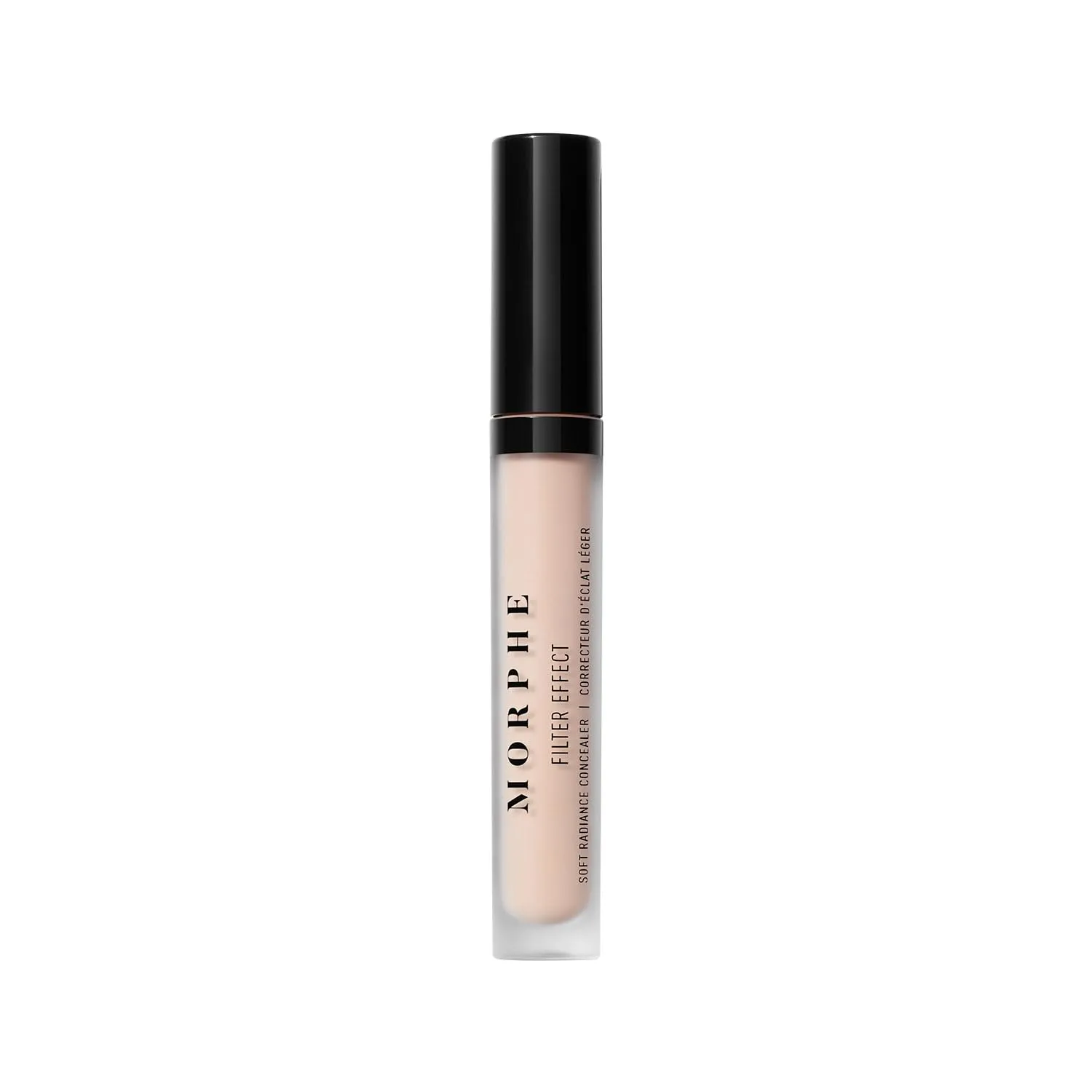 Morphe Filter Effect Soft Radiance Concealer - Buildable Coverage Liquid Concealer Face Makeup with Hyaluronic Acid & Pomegranate Extract & a Natural Radiant Finish - Light 6 (Neutral) (0.12 fl oz)