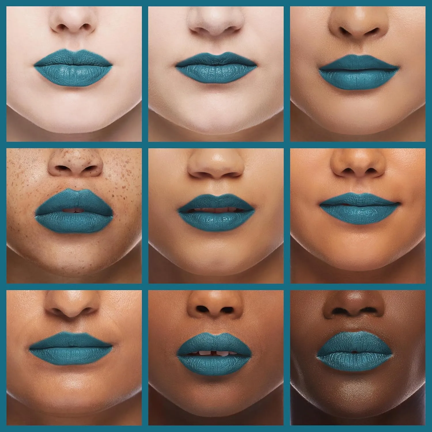 Mynena Teal Lip Stain Long-Lasting Waterproof | Lightweight Comfortable Non-Drying | High Pigment Intense Color Liquid Matte Lipstick | Paraben-Free Talc-Free Vegan & Cruelty-Free | Ivy