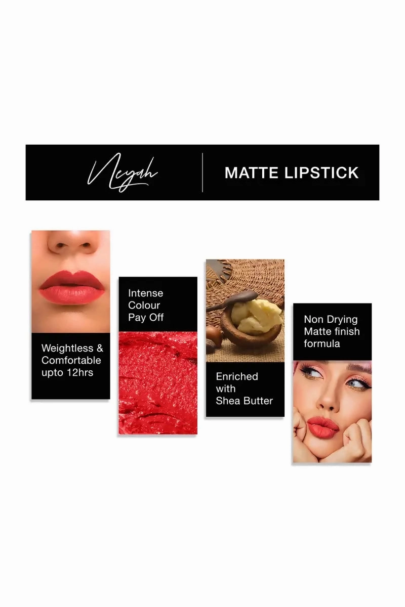 Neyah Creamlicious Matte Lipstick 4.2g (CandyTrap)