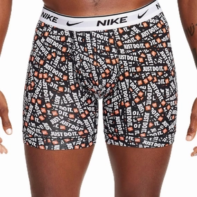 Nike Essential Cotton Stretch 3 pk Boxer Briefs, Multi JDI Print, XL