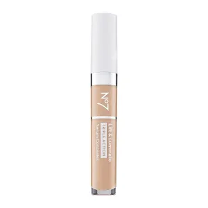 No7 Lift & Luminate Triple Action Serum Concealer - Light - Anti Aging Liquid Concealer Makeup for Blemishes & Dark Circles - Medium to Full Coverage Concealer for Face (8ml)