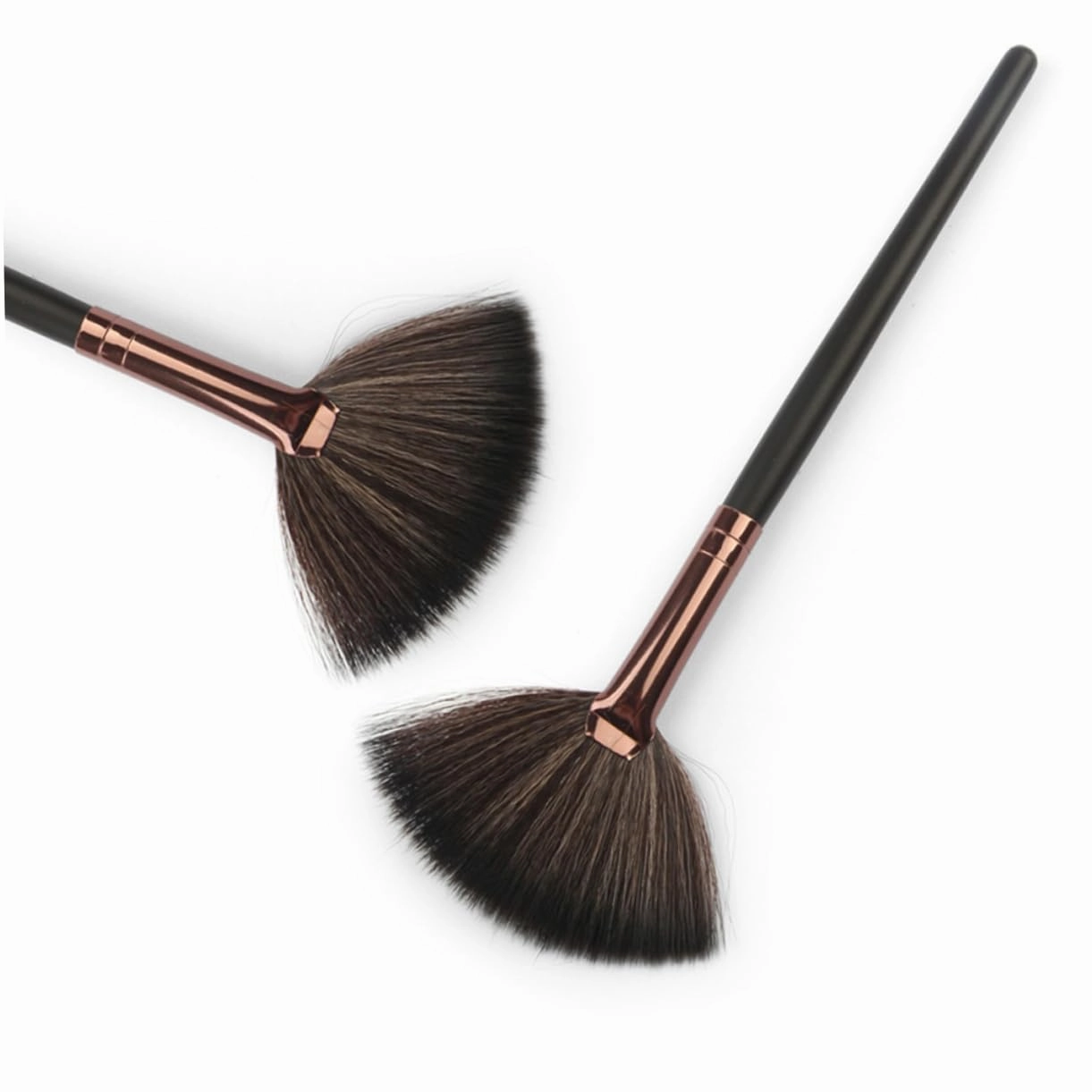 NOLITOY 3sets Highlighter Brush Makeup Long Handle Blush Brush for Powder Application Professional Tools 4pcs*3
