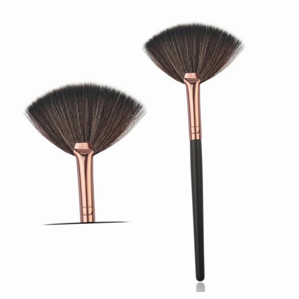 NOLITOY 3sets Highlighter Brush Makeup Long Handle Blush Brush for Powder Application Professional Tools 4pcs*3