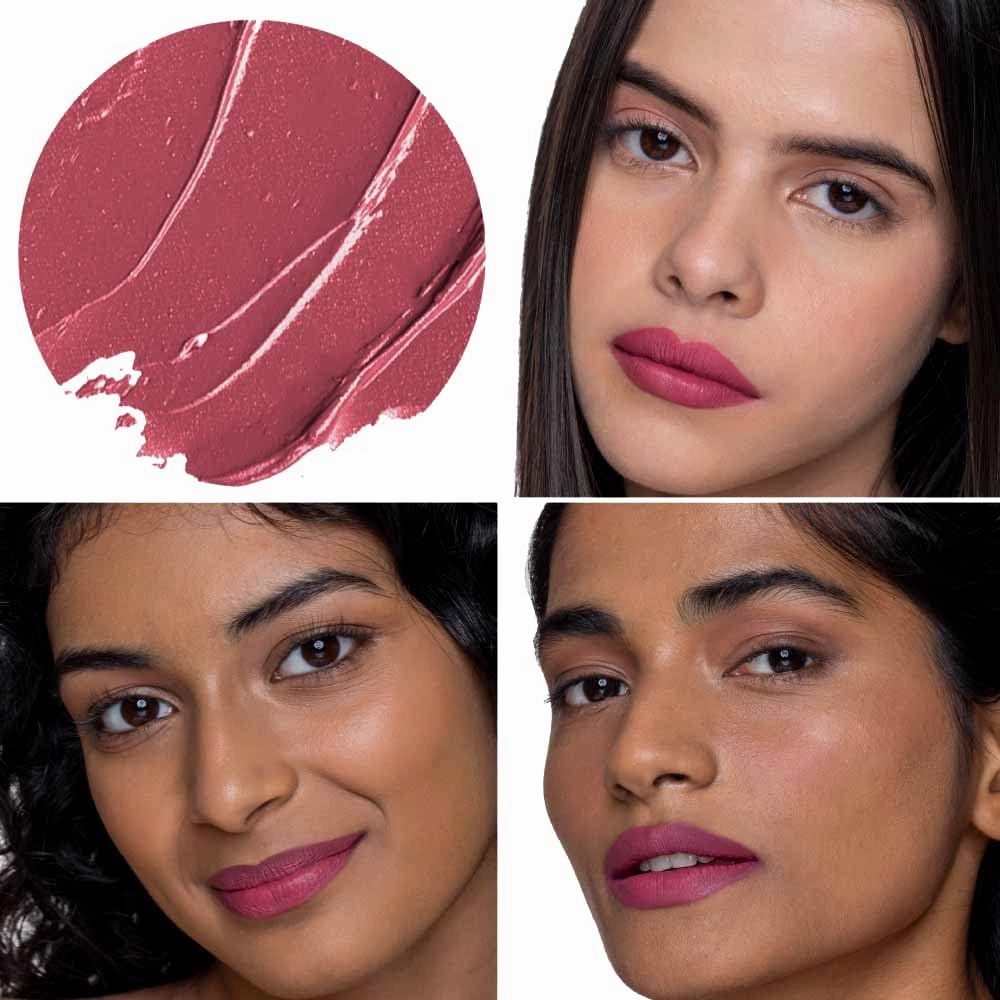 Non-Stop Airy Matte Liquid Lipstick - Vintage Lotus | Transferproof I Waterproof lipstick Long Lasting I Apricot & Avocado Oil | 100% Vegan | 5ml | No Parabens, No Toxins