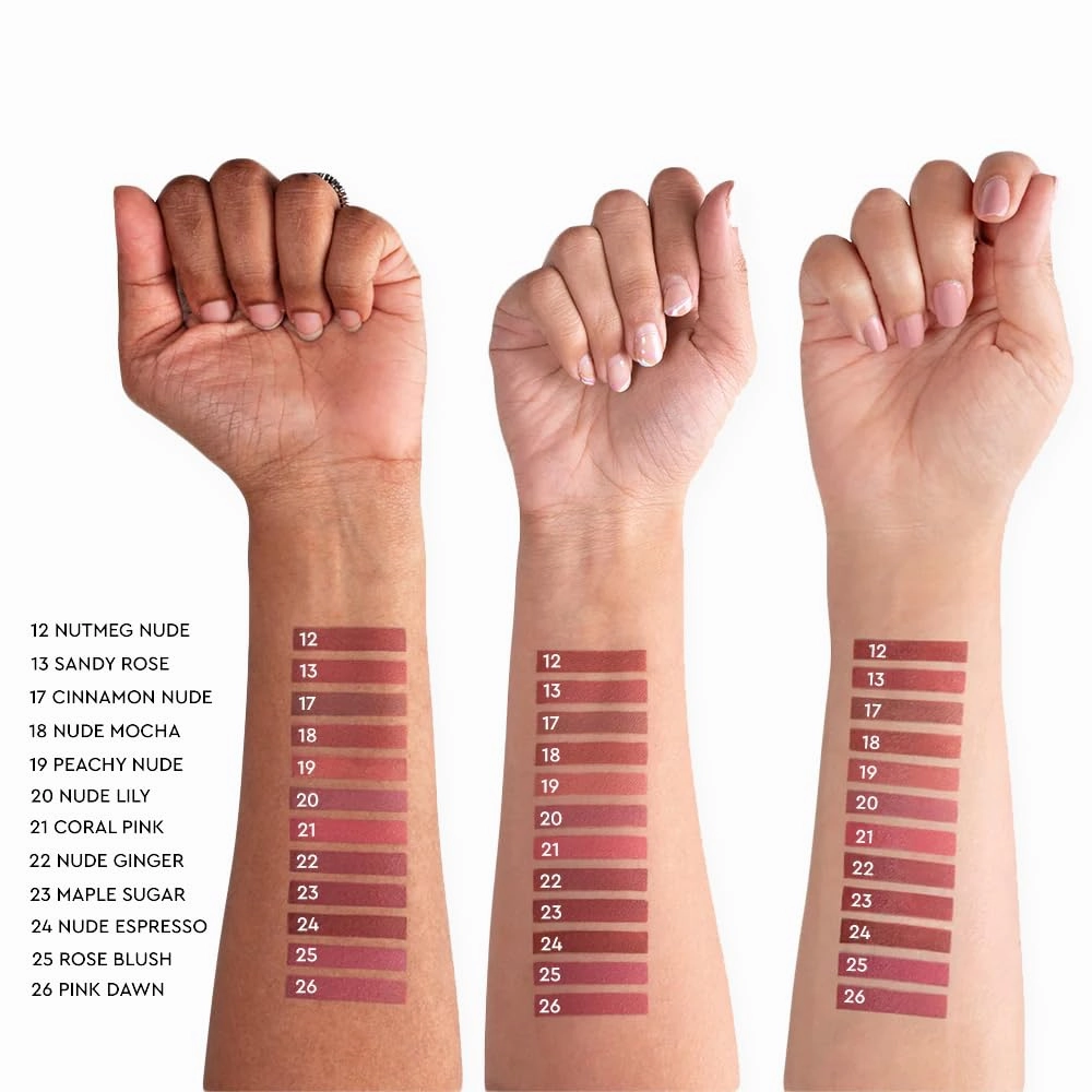 Non-Stop Airy Matte Liquid Lipstick - Vintage Lotus | Transferproof I Waterproof lipstick Long Lasting I Apricot & Avocado Oil | 100% Vegan | 5ml | No Parabens, No Toxins