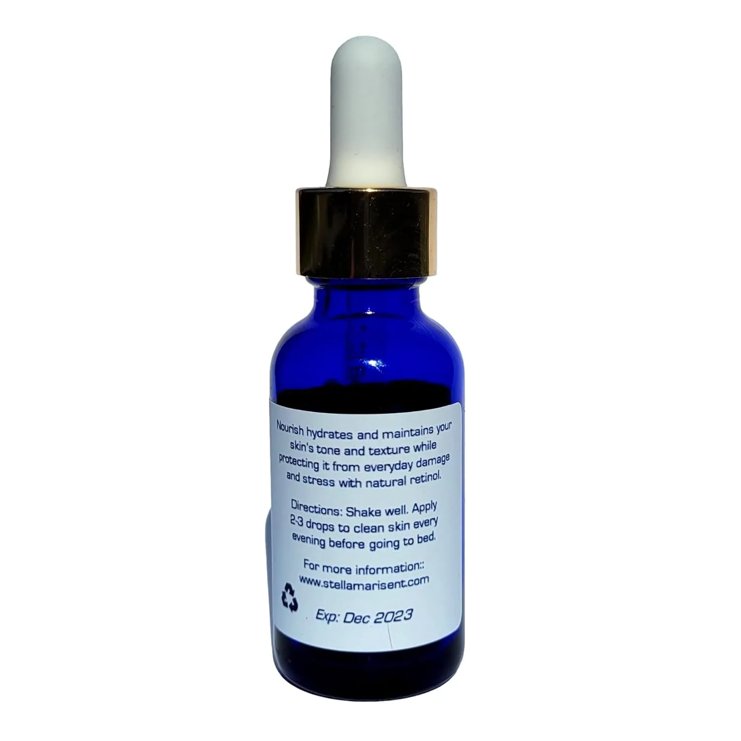 NOURISH Facial Serum with Natural Retinol Hydrates and Moisturizes Dry Skin Improves Skin Elasticity, Protects Skin from Daily Stress, Balances Skin, Antioxidant, Anti-Aging (Night Formula)