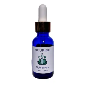 NOURISH Facial Serum with Natural Retinol Hydrates and Moisturizes Dry Skin Improves Skin Elasticity, Protects Skin from Daily Stress, Balances Skin, Antioxidant, Anti-Aging (Night Formula)