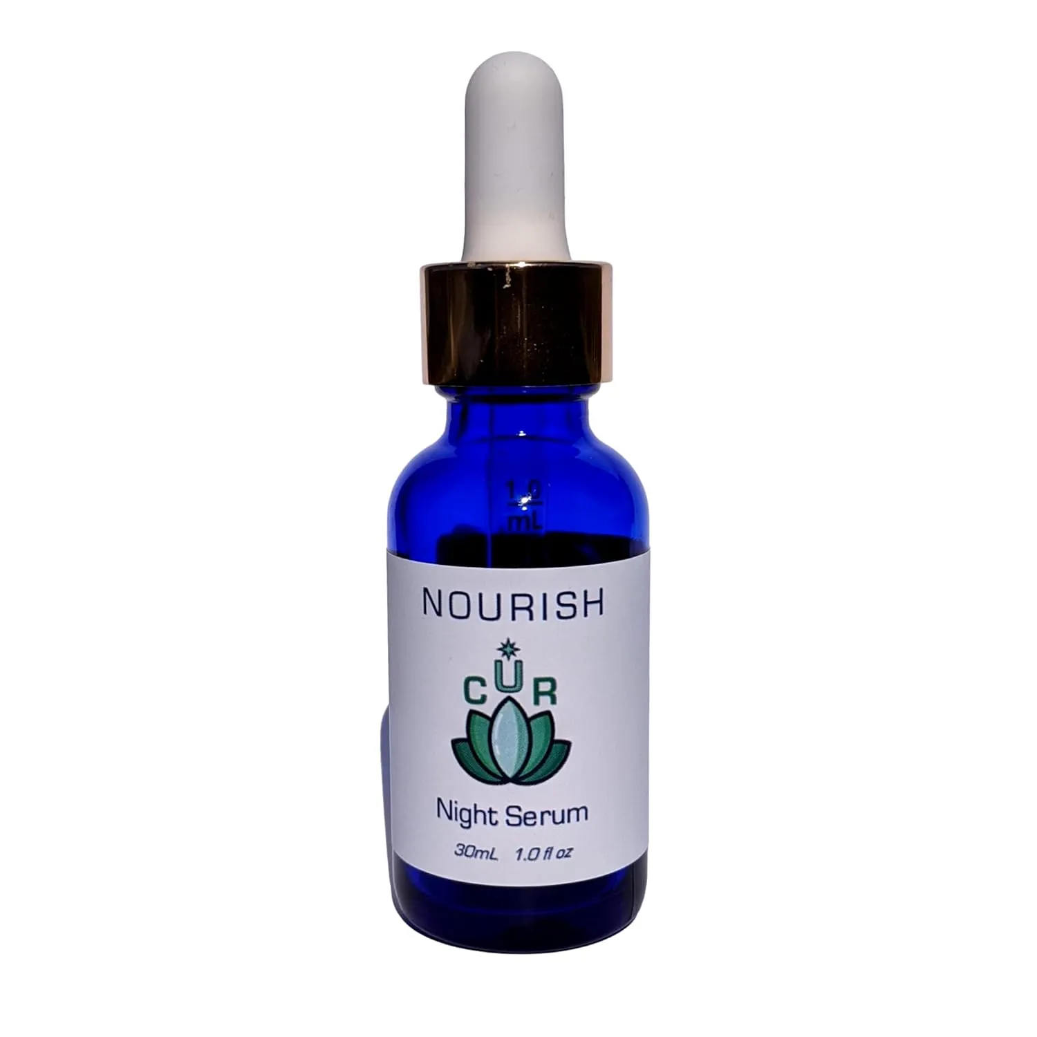NOURISH Facial Serum with Natural Retinol Hydrates and Moisturizes Dry Skin Improves Skin Elasticity, Protects Skin from Daily Stress, Balances Skin, Antioxidant, Anti-Aging (Night Formula)