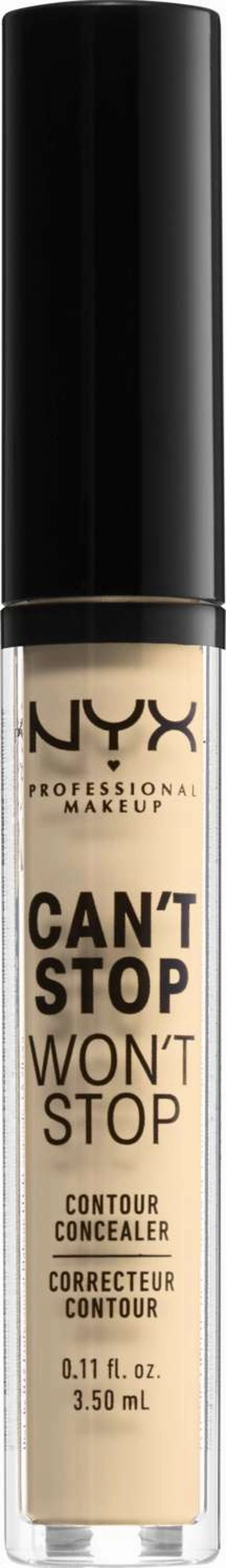 NYX Professional Makeup Can't Stop Won't Stop Contour Concealer 0.11 Fl Oz