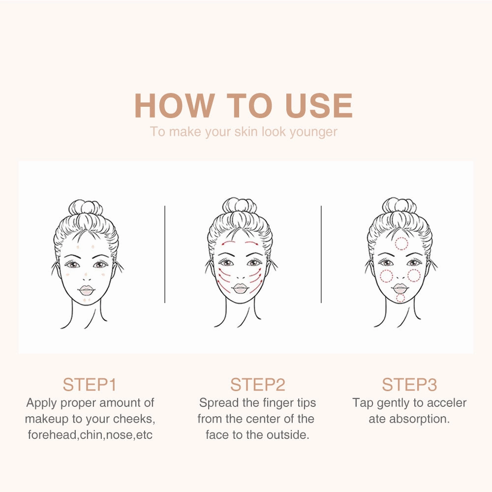 O.TWO.O Brand Makeup Lightweight Oil Control Full Coverage Drop Foundation