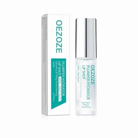 Oezoez Lip Plumper, Bp Spicule Plumping Lip Shot, Volumizing Gloss with Hyaluronic Acid Capsaicin,Tingly Lip Serum for Plump Lips