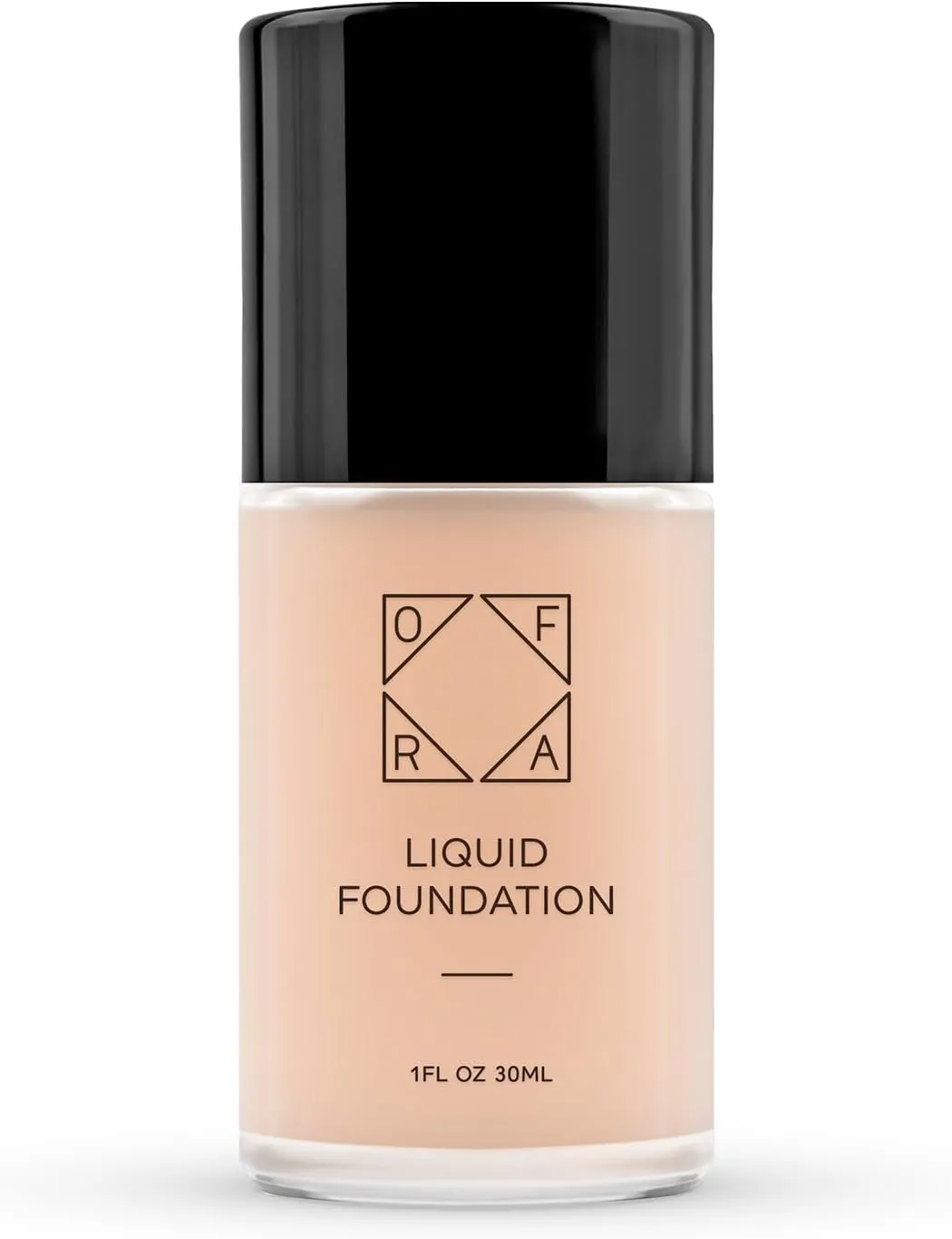 OFRA Liquid Foundation with Spatula - Long-Lasting, Dewy, Lightweight, and Buildable Full Coverage Foundation Makeup - 1oz/30ml - Nude, a Light Shade with Pink Tones
