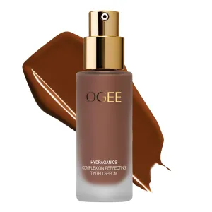 Ogee Complexion Perfecting Liquid Foundation - Lightweight Tinted Moisturizer For Face (Acacia 12.25C - Deep, Red Undertones) - with Vitamin C & Jojoba Oil - Certified Organic & Made in USA