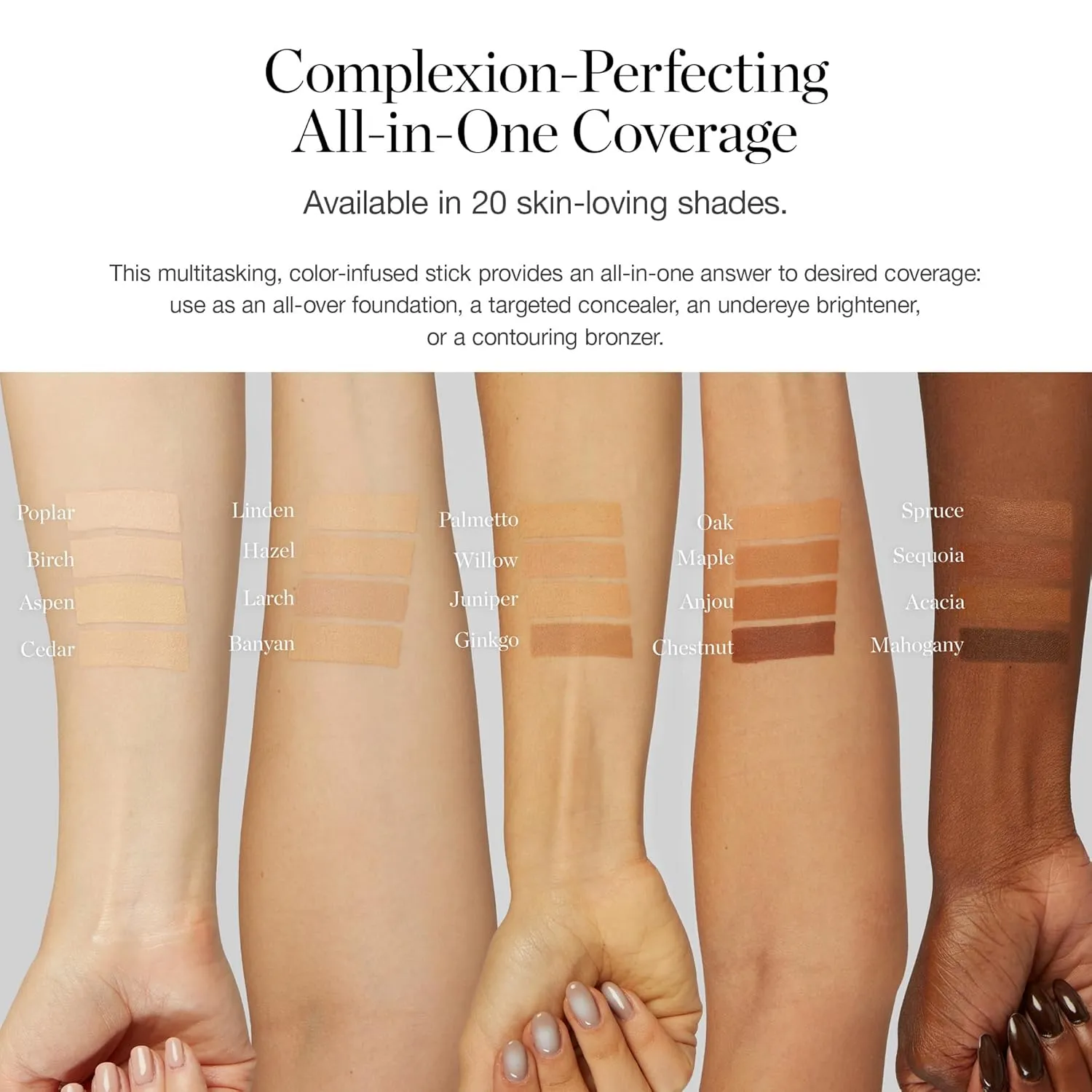 Ogee Sculpted Complexion Foundation Stick (Hazel 2.00N - Light, Golden Undertones) Full Coverage Foundation Makeup - Instantly Balance & Even Complexion - 70% Organic Ingredients