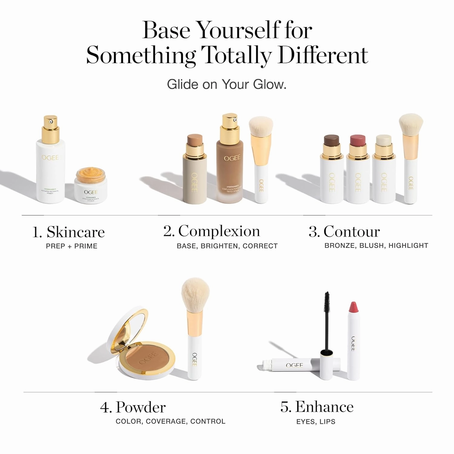 Ogee Complexion Perfecting Liquid Foundation - Lightweight Tinted Moisturizer For Face (Linden 1.25N - Light Beige, Neutral Undertone) - with Vitamin C & Jojoba Oil - Certified Organic & Made in USA