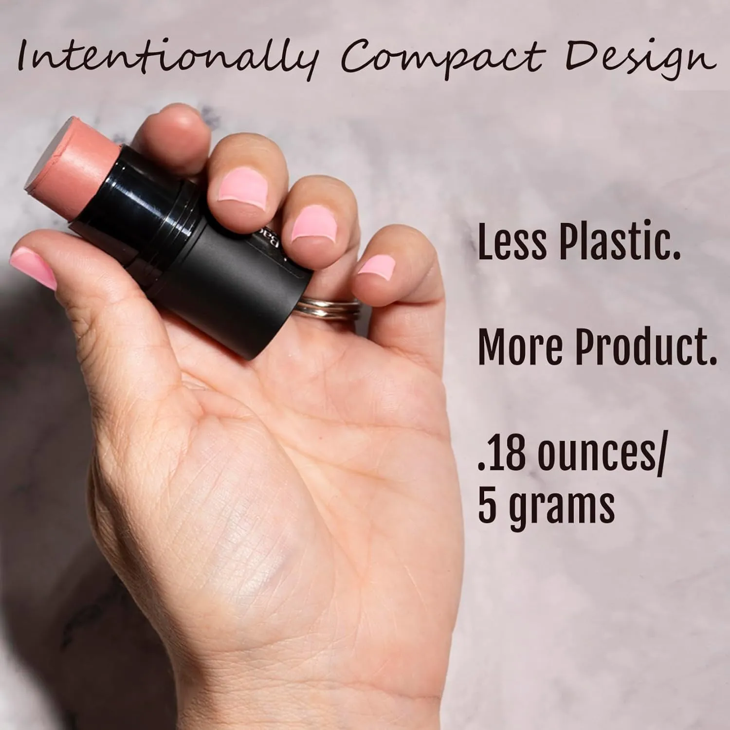 Organic Tint Tube, 100% Natural Vegan Gluten-Free Cream Highlighter Multi-Stick, Made in USA, Prosecco