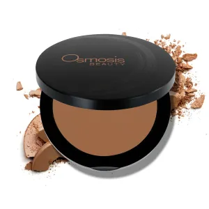 Osmosis Mineral Pressed Base Foundation, Lightweight Powder Makeup, Medium To Full Coverage, Matte Finish, 8 Shades