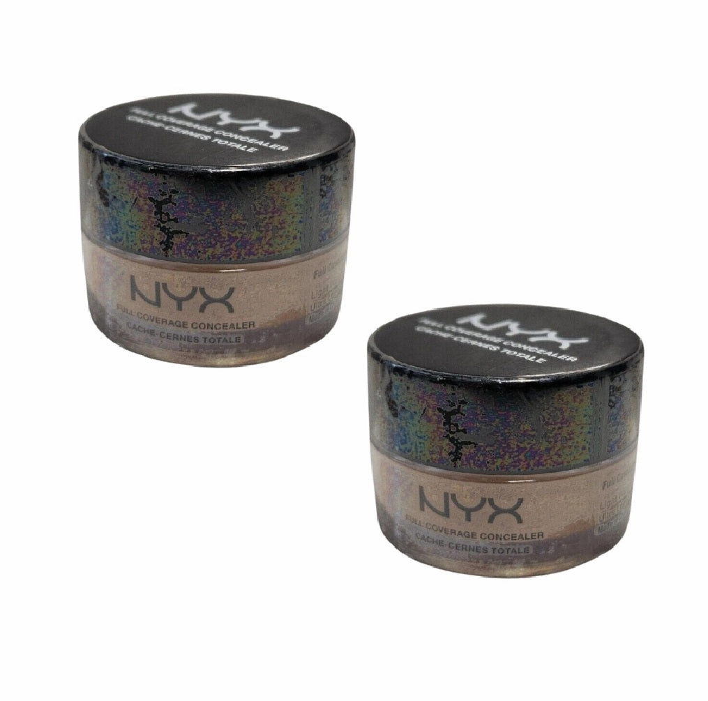 Pack of 2 NYX  Full Coverage Concealer, Medium CJ05