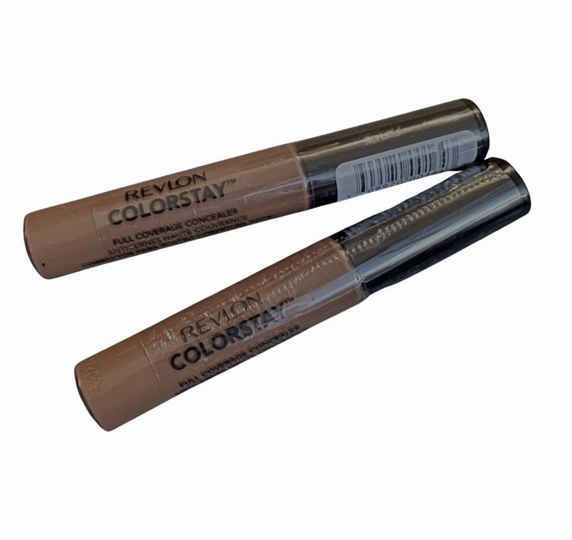 Pack of 2 Revlon Colorstay Full Coverage Concealer, Hazelnut 075