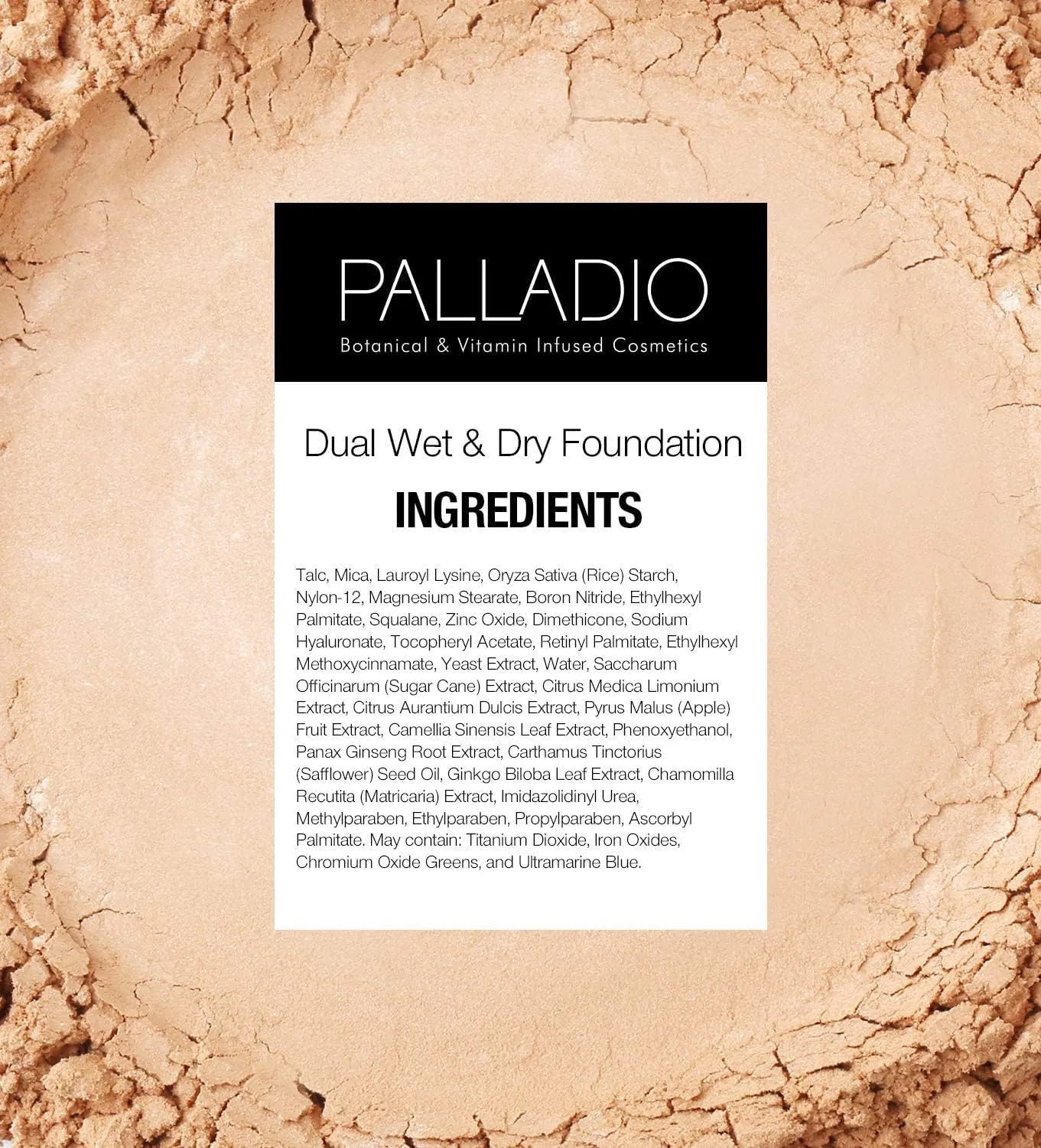 Palladio Dual Wet and Dry Foundation with sponge and Mirror Squalane Infused Apply Wet for Maximum Coverage or Dry for Light Finishing and Touchup Minimizes Fine Line All day Wear, Everlasting Tan