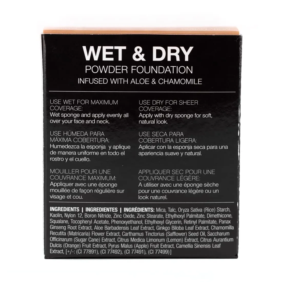 Palladio Dual Wet and Dry Foundation with sponge and Mirror Squalane Infused Apply Wet for Maximum Coverage or Dry for Light Finishing and Touchup Minimizes Fine Line All day Wear, Everlasting Tan