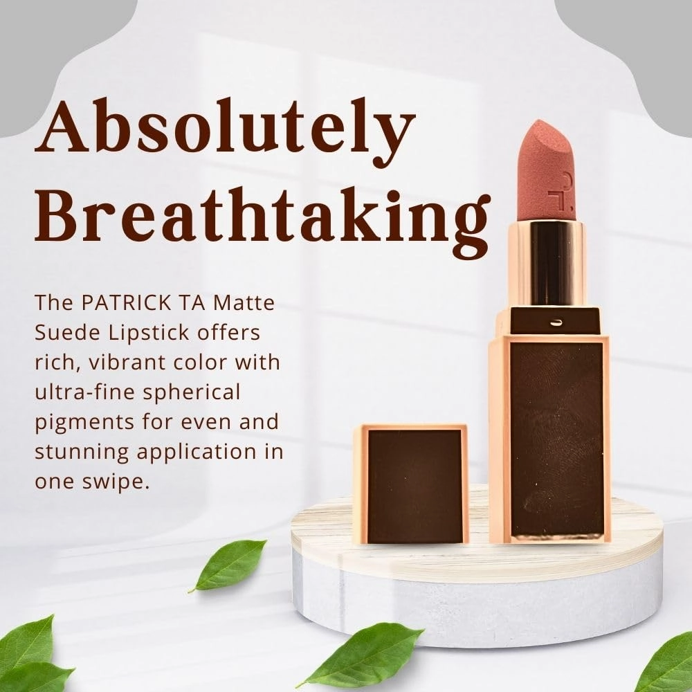 PATRICK TA Matte Suede Lipstick - Shy - Soft Pink