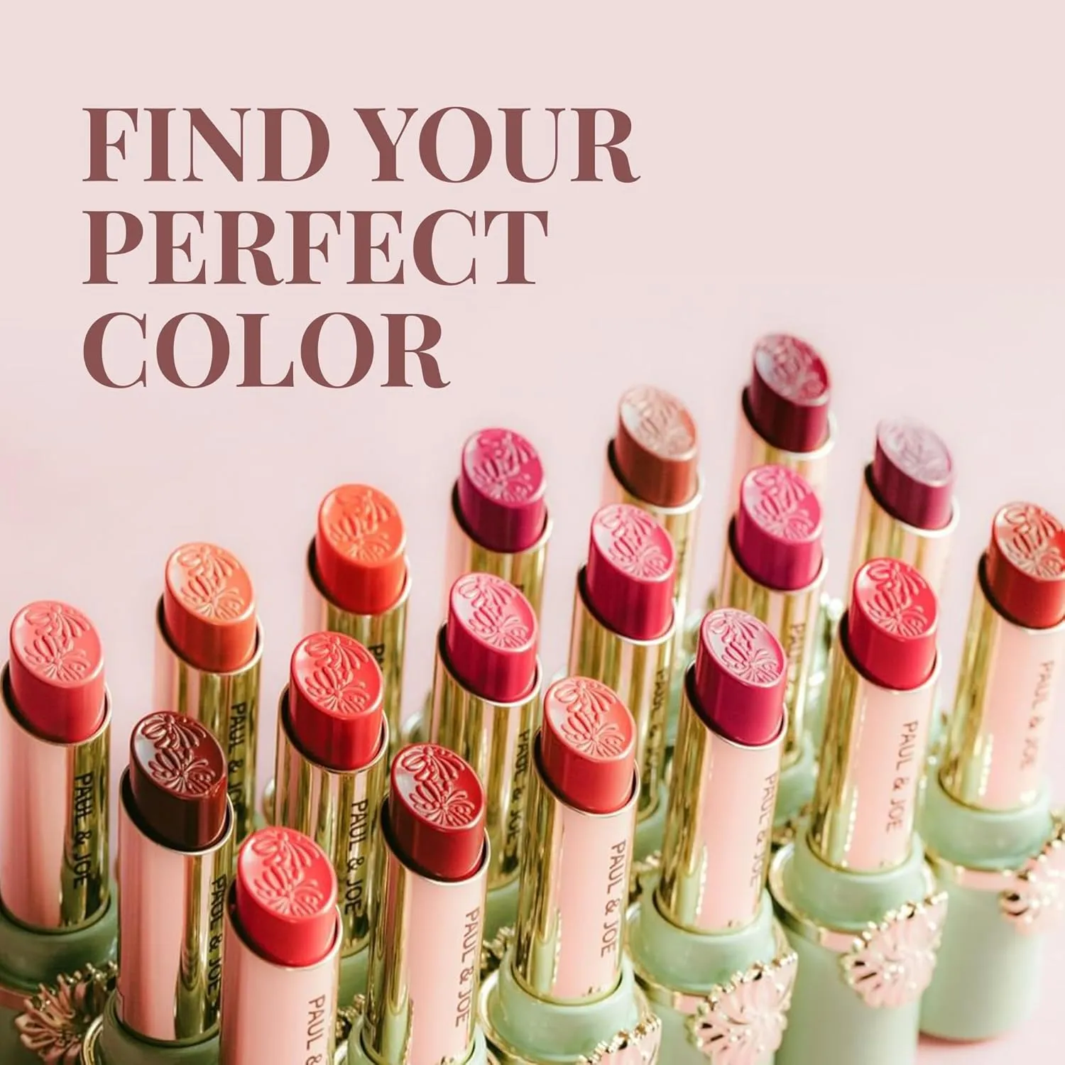Paul & Joe Moisturizing Lipstick Refill Only, Case Sold Separately, Long Lasting Lipstick for Highly-Pigmented Lip Color, 01 Raspberry Tea - Cute and Cheerful Raspberry Pink Lip Stick, 0.10 oz