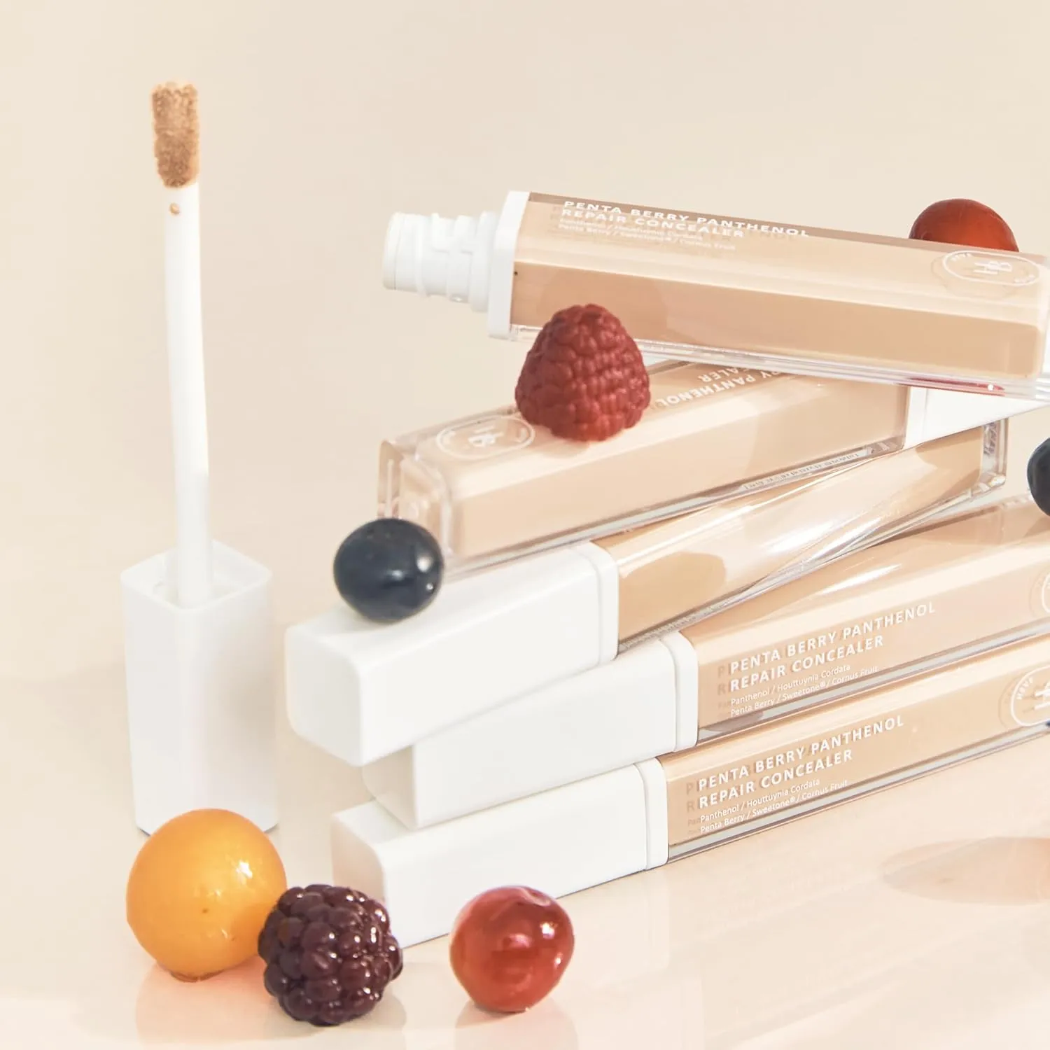 Penta Berry Panthenol Repair Concealer 13 IVORY - Lightweight, Full Coverage Dark Circles, Acne&Blemishes, Vegan, Sensitive Skin, K-Beauty, Korean Makeup, Non-clogging Pores, Hypoallergenic