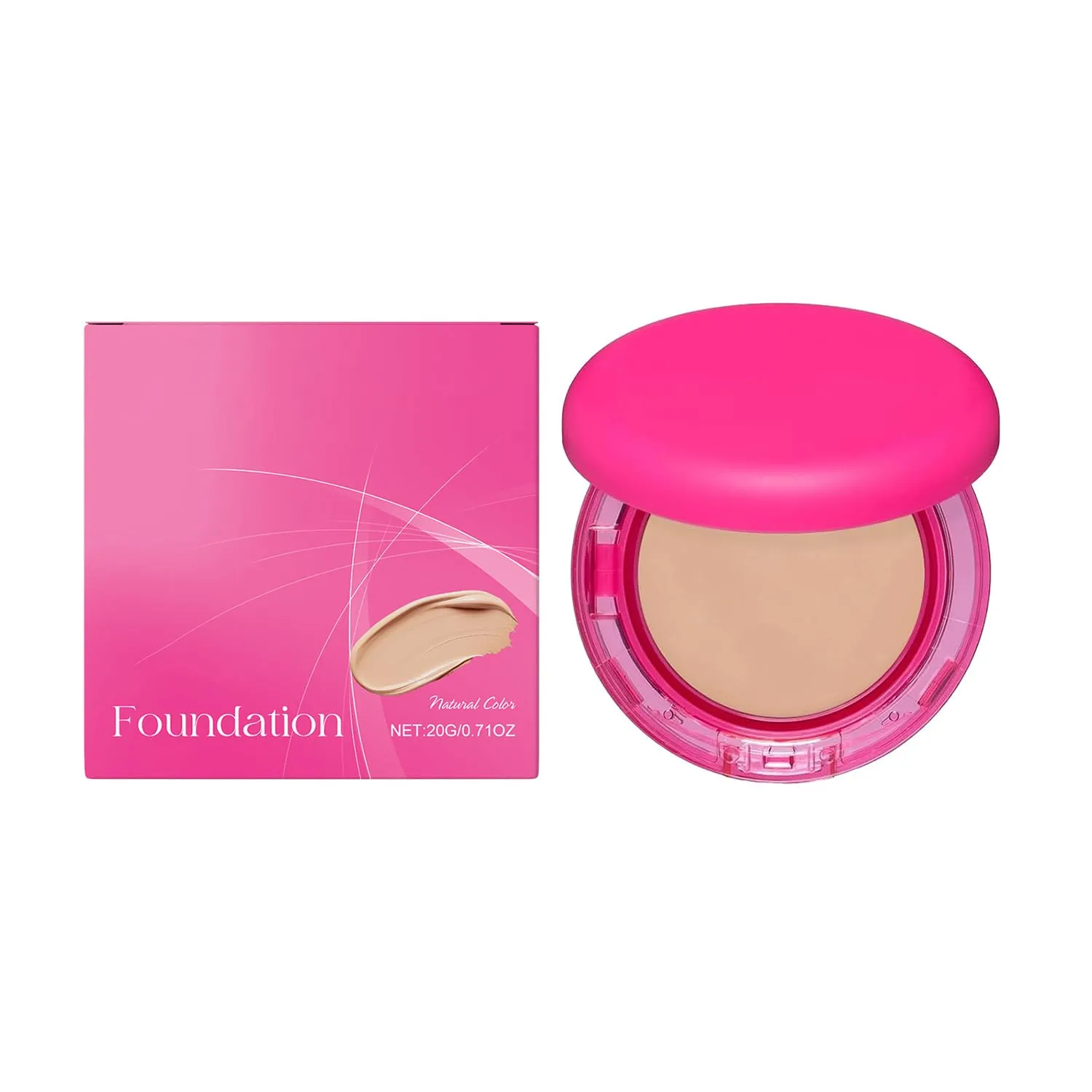 Peptide Bounce Foundation for Mature Skin: Hydrating Age-Defying Balm Foundation with Natural Satin Finish Buildable Coverage Lightweight & Vegan Makeup for All Skin Types (natural, 20g)