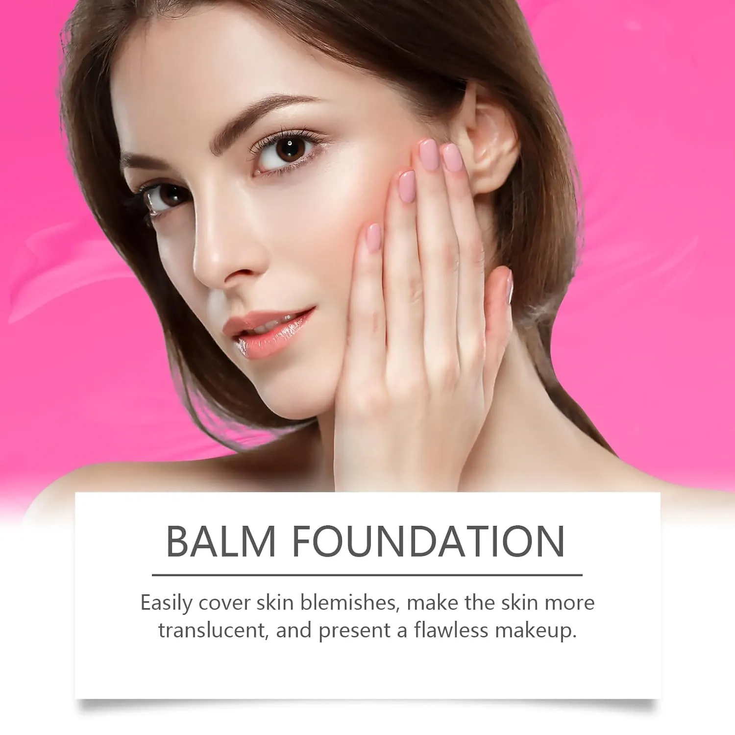 Peptide Bounce Foundation for Mature Skin: Hydrating Age-Defying Balm Foundation with Natural Satin Finish Buildable Coverage Lightweight & Vegan Makeup for All Skin Types (natural, 20g)